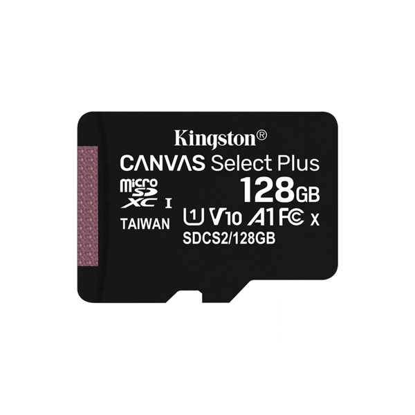 Memória-kártya 128GB microSDXC Class10 Kingston Canvas Select Plus fotó, illusztráció : SDCS2_128GBSP