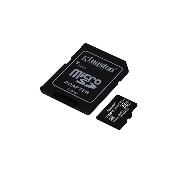 Memória-kártya 32GB SD micro SDHC Class 10 A1 Kingston Canvas Select Plus adapt fotó, illusztráció : SDCS2_32GB