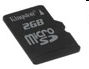 Memóriakártya MicroSD 2GB Single Pack fotó, illusztráció : SDC_2GBSP