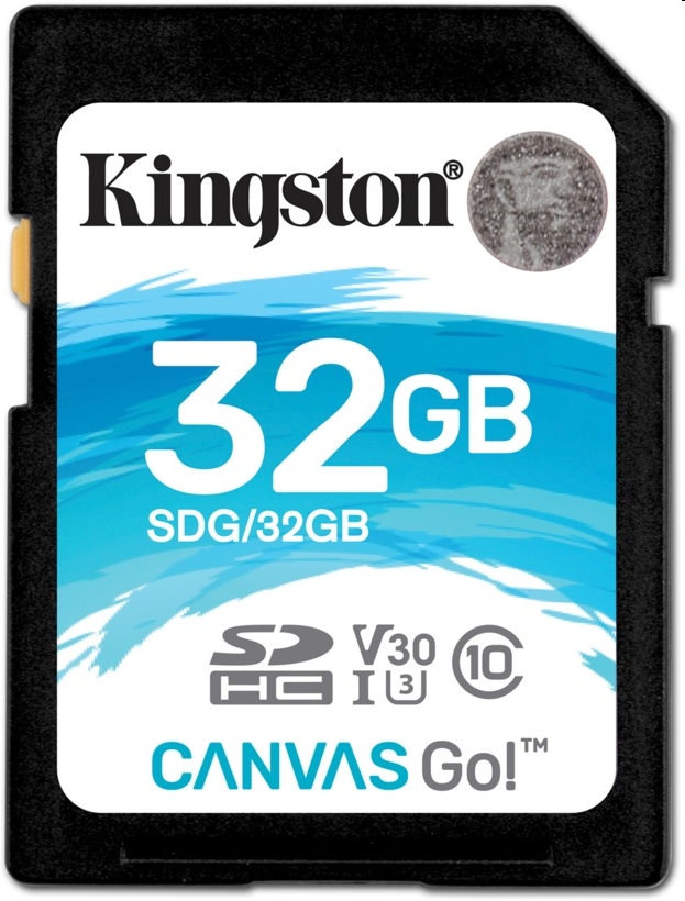 Memória-kártya 32GB SD (SDHC Class 10  UHS-I U3) Kingston Canvas Go SDG/32GB fotó, illusztráció : SDG_32GB