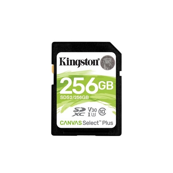 Memória-kártya 256GB microSDXC Class10 Kingston Canvas Select Plus fotó, illusztráció : SDS2_256GB