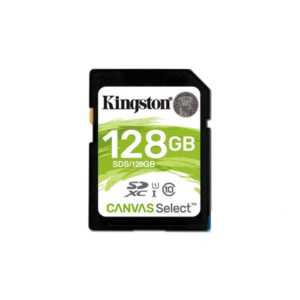 Memória-kártya 128GB SD Kingston Canvas Select 80R SDXC Class 10 UHS-I SDS/128G fotó, illusztráció : SDS_128GB