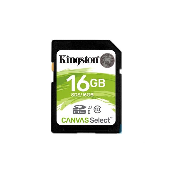 Memória-kártya 16GB SD Kingston Canvas Select 80R SDS/16GB SDHC Class 10 UHS-I fotó, illusztráció : SDS_16GB