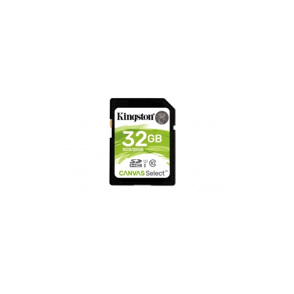 Memória-kártya 32GB SD SDHC Class 10 UHS-I Kingston Canvas Select 80R SDS/32GB fotó, illusztráció : SDS_32GB