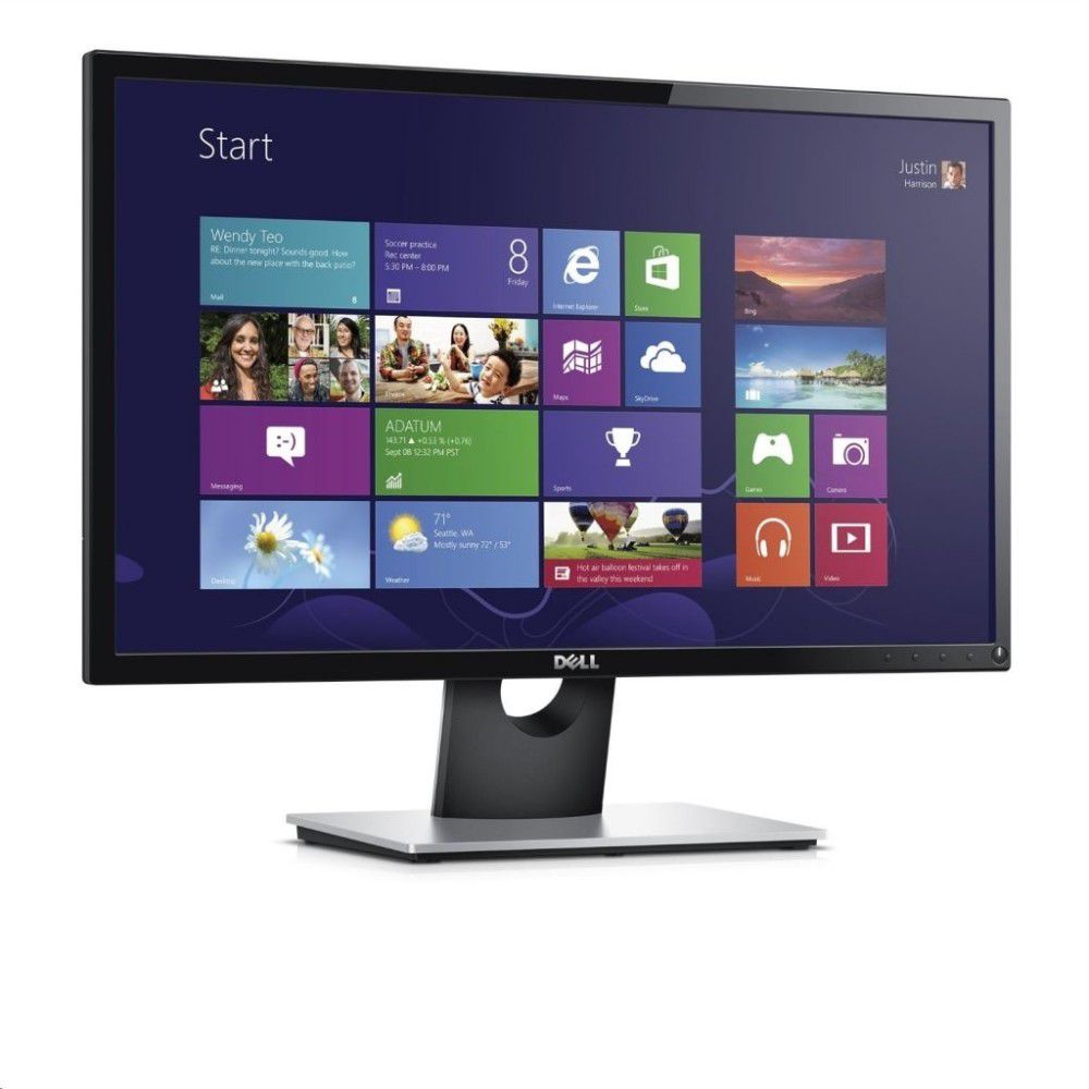 Monitor 23.8  1920x1080 FHD IPS matt DELL SE2416H fotó, illusztráció : SE2416H-11