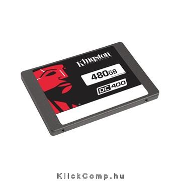 480GB SSD SATA3 2.5  szerver KINGSTON DC400 Solid State Disk fotó, illusztráció : SEDC400S37_480G
