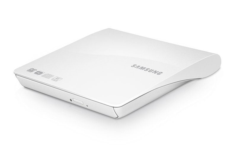 Samsung  Slim külső USB DVD író fehér+NERO - Már nem forgalmazott termék fotó, illusztráció : SE-208DB-TSWS