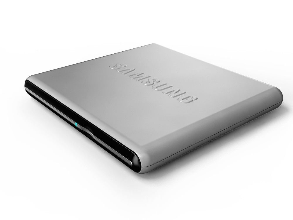 SLIM KÜLSŐ DVD-író, DUAL LAYER, USB2.0, ezüst +média lejátszó fotó, illusztráció : SE-S084D-TSSS