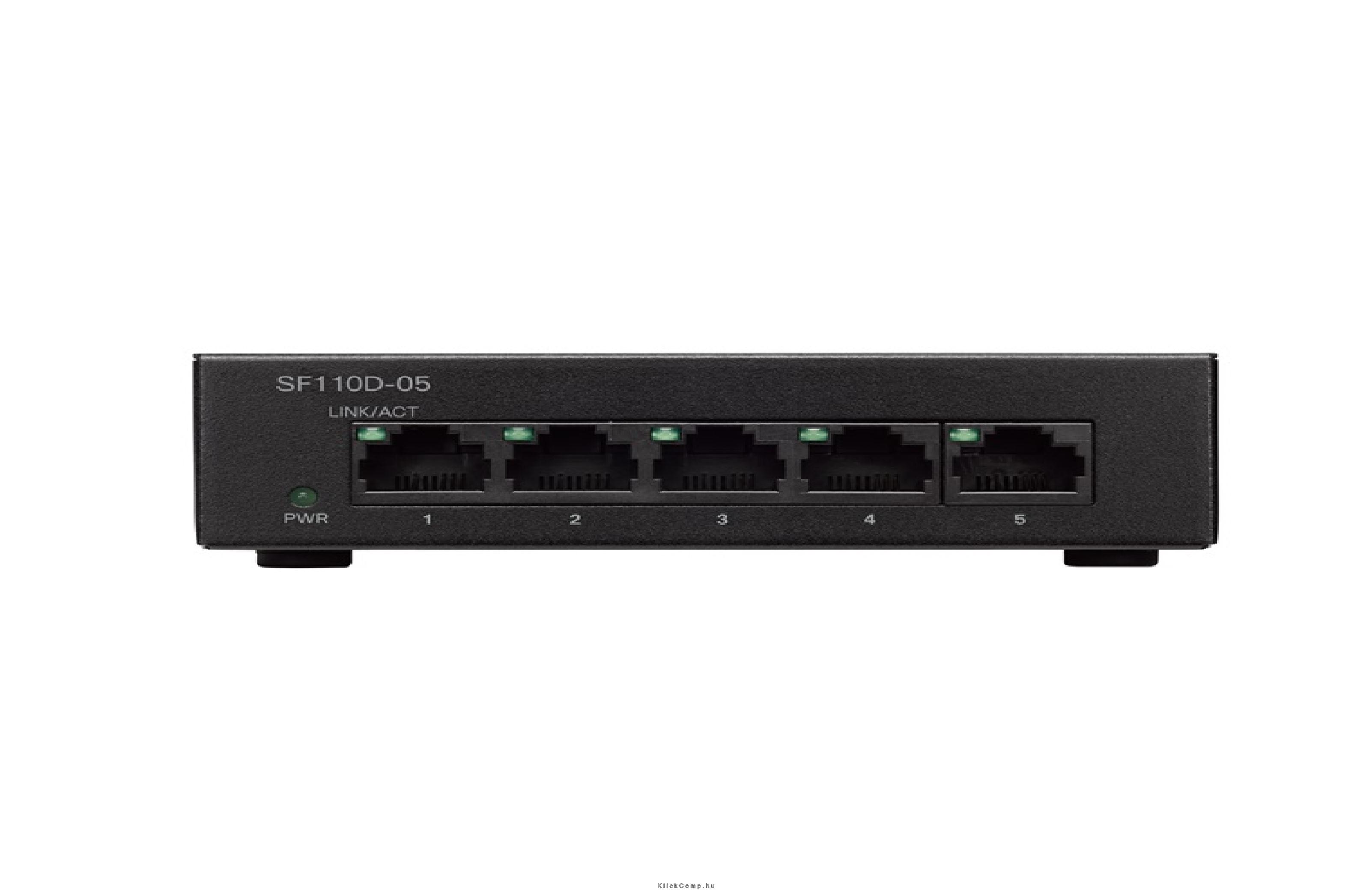 5 port Switch Switch 10/100 Cisco SF110D-05 fotó, illusztráció : SF110D-05-EU