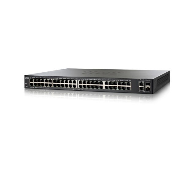Cisco SF200E-48P 48-Port 10/100 Smart PoE Switch fotó, illusztráció : SF200E-48P-EU