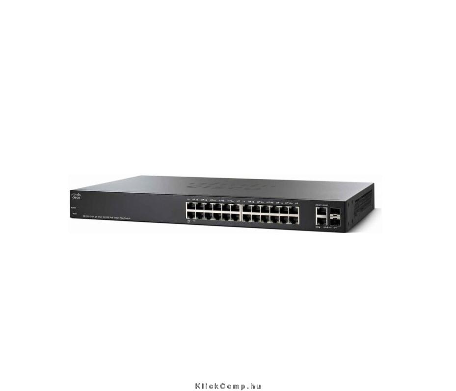 Cisco SF220-24 24-Port 10/100 Smart Switch fotó, illusztráció : SF220-24-K9-EU