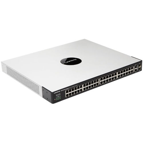 Cisco SFE2010P 48 LAN 10/100Mbps, 2 miniGBIC, 2 RJ45 menedzselhető rack switch fotó, illusztráció : SFE2010P-G5
