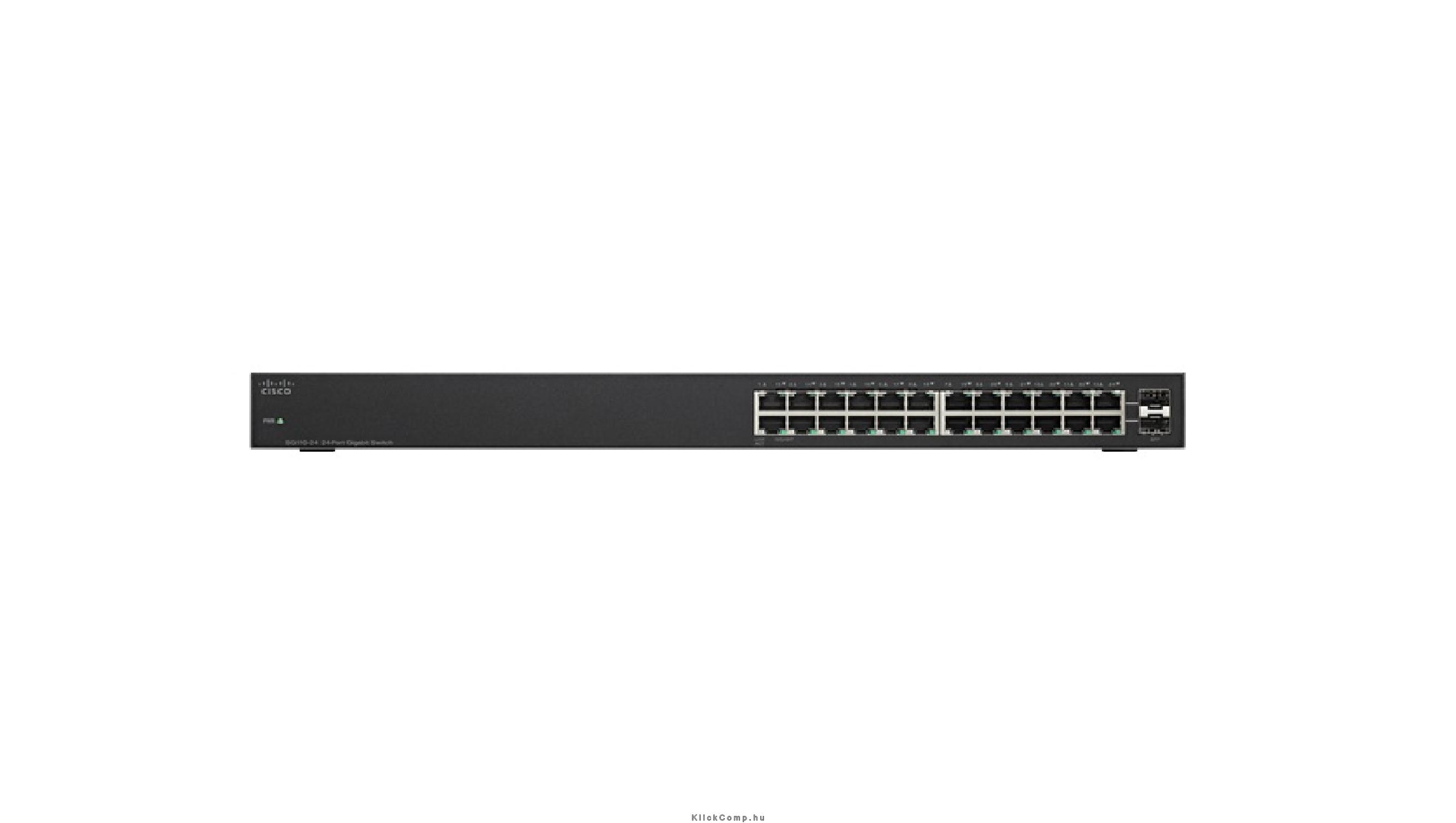 24 port switch rack GbE LAN nem menedzselhető Cisco SG110-24 fotó, illusztráció : SG110-24-EU