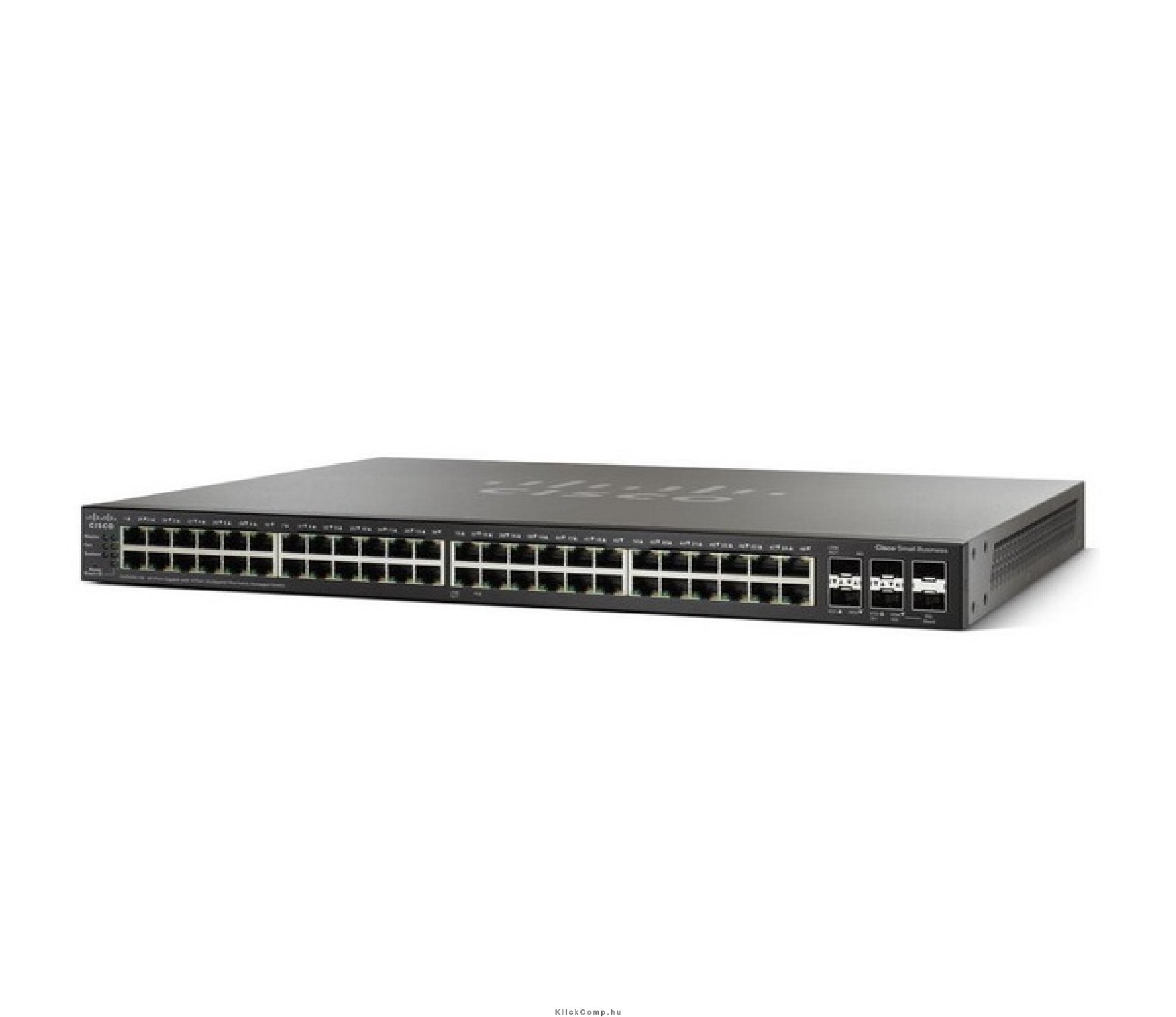 Cisco SG500X-48 48port GE LAN, 4x 10G SFP+ L3 menedzselhető switch fotó, illusztráció : SG500X-48-K9-G5