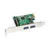 Bővítő Kártya USB3.0 PCI-e 2port USB3.0 kimenet