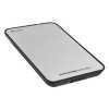 Külső HDD Ház 2.5" QuickStore Portable ezüst; max 9,5mm 2,5" Sata HDD USB csatl.; szálcsiszolt felső r.