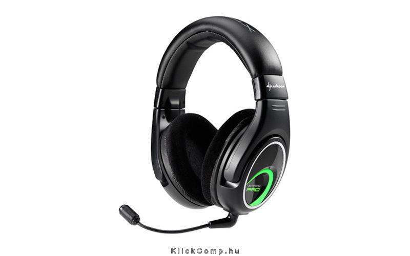 Fejhallgató X-Tatic Pro natív 5.1 hangzás; PS4, Xbox,Tablet,PC; mikrofon; nagy fotó, illusztráció : SHARK-4044951012671