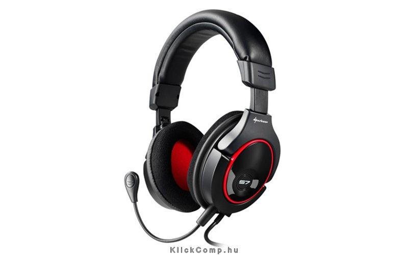 Fejhallgató X-Tatic S7 7.1 hangzás; PS3, Xbox360,Tablet,iPad,PC; mikr.; h.szab. fotó, illusztráció : SHARK-4044951012763