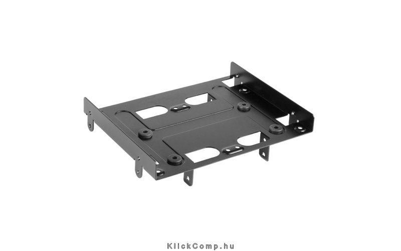 Beépítő Keret 5.25  BayExtension Black 4x 2.5 , vagy 1x 3.5  és 2x 2.5  Laptop fotó, illusztráció : SHARK-4044951013319