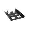 Beépítő Keret 3.5" helyre 2x 2.5" Laptop HDD vagy SSD számára fekete SHARK-4044951013586 Technikai adatok