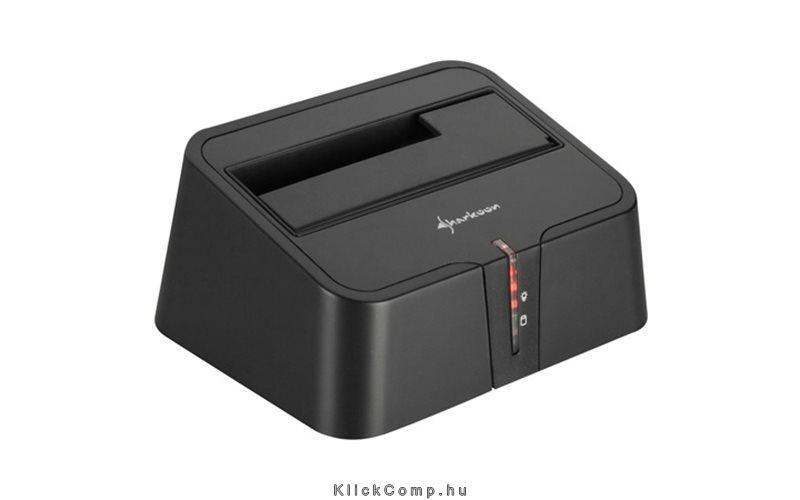 HDD Dokkoló QuickPort XT USB3.0 v2 fekete; 2,5 -3,5  SataHDD; USB3.0 csatlakozó fotó, illusztráció : SHARK-4044951014057