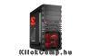 Számítógépház ATX mATX mITX 2x120mm LED 2xUSB3.0 I/O SHARKOON VG4-W Red fekete vörös belső ablakos alsó táp