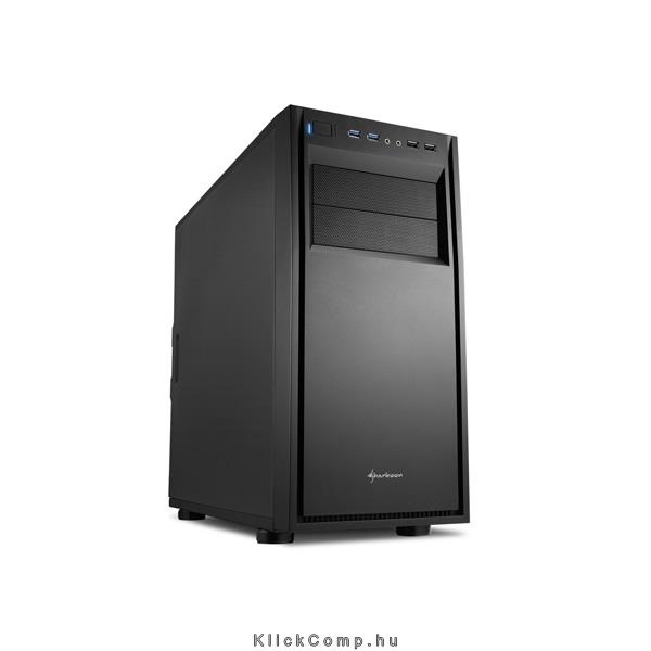 Számítógépház ATX,mATX; ITX alsó táp Sharkoon S28 Value fotó, illusztráció : SHARK-4044951016860