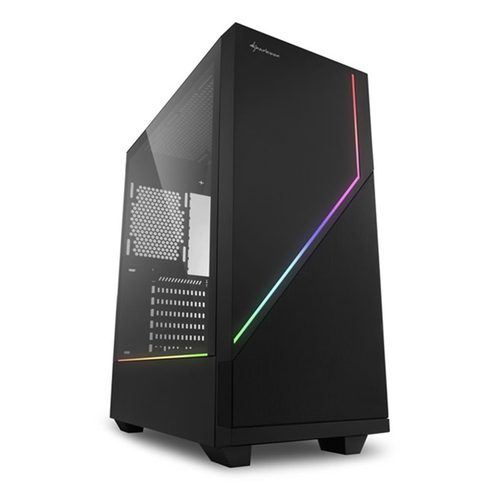 Számítógépház ATX ház Sharkoon RGB FLOW MidTower fotó, illusztráció : SHARK-4044951028146