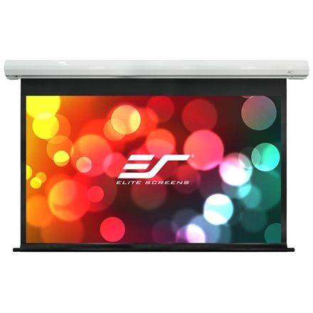 motoros fali vászon 120  244 x 183 cm 4:3 EliteScreens Saker SK120XVW-E9 Fehér fotó, illusztráció : SK120XVW-E9