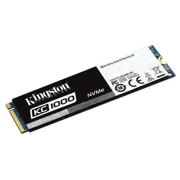 480GB SSD M.2 NVMe 2280 Kingston KC1000 SKC1000/480G SSD fotó, illusztráció : SKC1000_480G