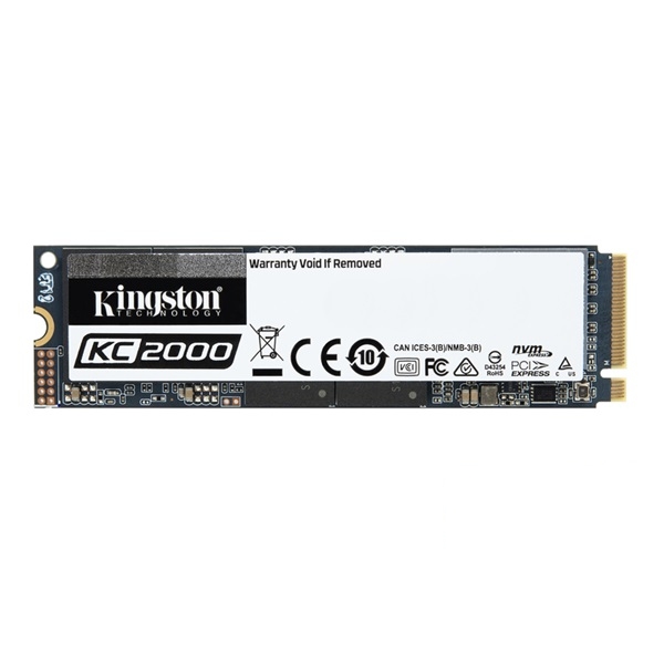 2TB SSD M.2 NVMe 2280 Kingston KC2000 (SKC2000M8/2000G) fotó, illusztráció : SKC2000M8_2000G