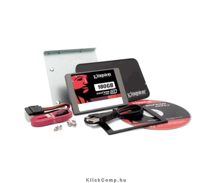 180GB SSD SATA3 2,5  7mm KINGSTON SKC300S3B7A/180G Upgrade Kit fotó, illusztráció : SKC300S3B7A_180G