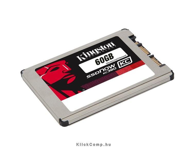 60GB SSD mSATA3 1,8  KINGSTON SKC380S3/60G fotó, illusztráció : SKC380S3_60G