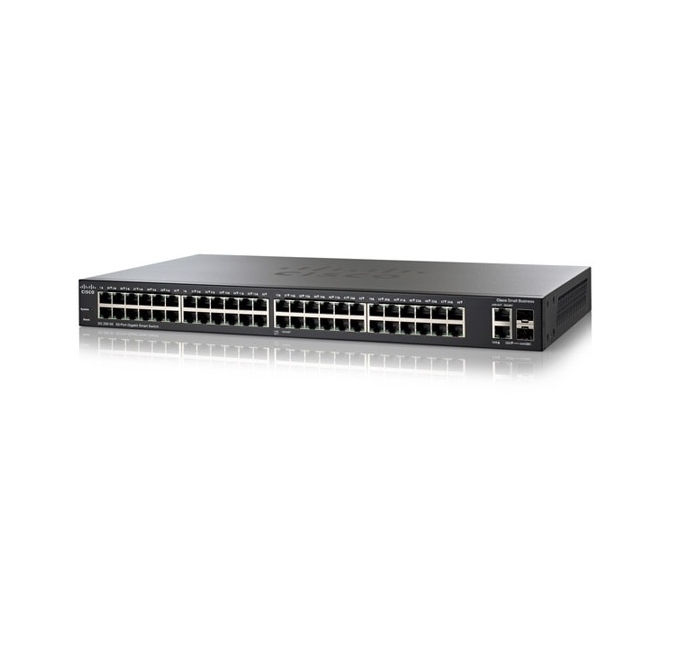 Cisco SG 200-50P 50-port Gigabit PoE Smart Switch fotó, illusztráció : SLM2048PT-EU