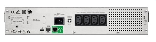 Szünetmentes tápegység 1000VA APC Smart-UPS C 1kVA RM 2U LCD 230V with SmartCon fotó, illusztráció : SMC1000I-2UC