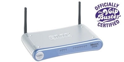 Ethernet SMC Router wless 54Mb + USB nyomtató szerver +VOIP (2 év) - Már nem fo fotó, illusztráció : SMC7908VoWBRB