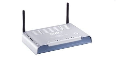 SMC 300Mbps 802.11n WLAN BR Router 4x10/100 + 1 WAN Szervizben 5 év fotó, illusztráció : SMCWBR14SN2