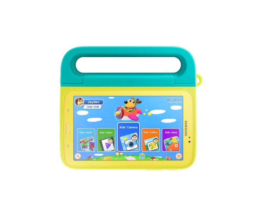Galaxy Tab 3 7.0 WiFi 8GB Kids tablet, sárga T210 + Grip Case fotó, illusztráció : SMG-SM-T2105GYZXEH