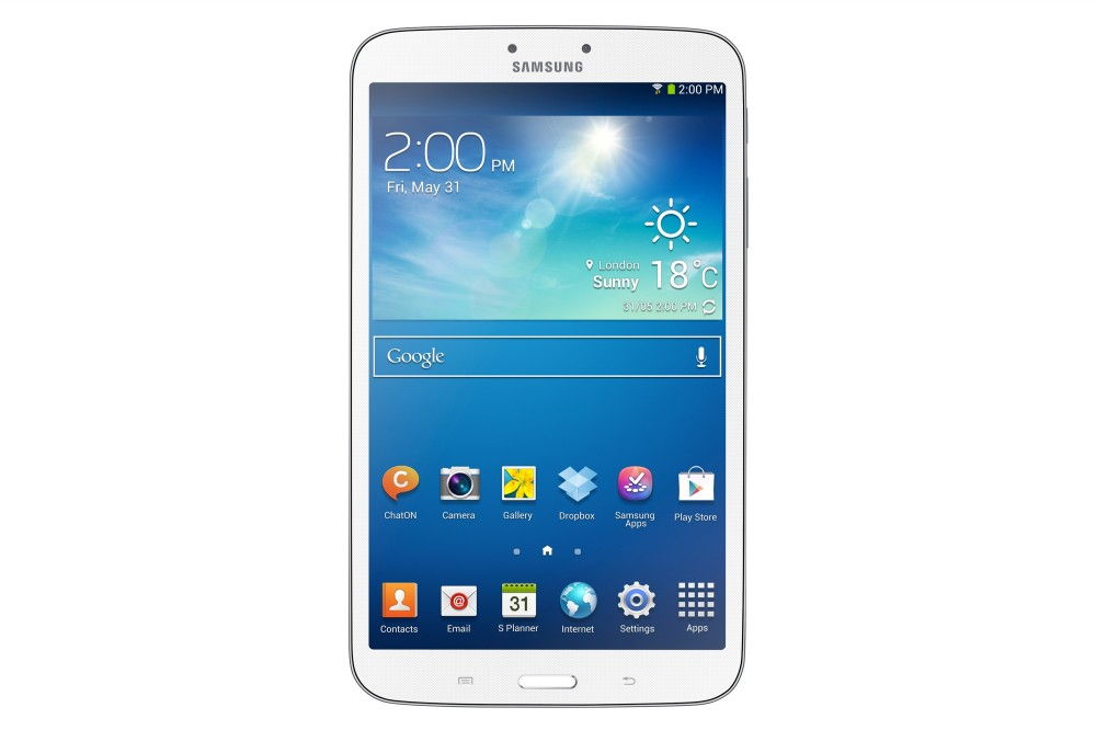 Galaxy Tab 3 8.0 WiFi 16GB tablet, fehér T310 fotó, illusztráció : SMG-SM-T3100ZWAXEH