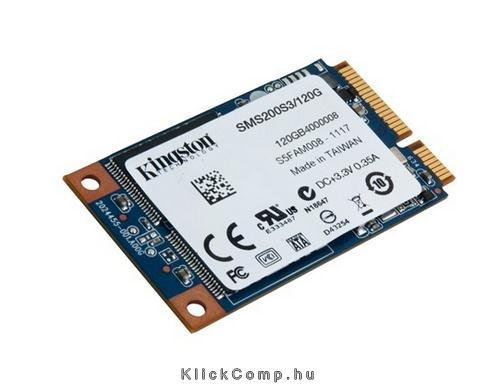 120GB SSD mSATA KINGSTON SMS200S3/120G fotó, illusztráció : SMS200S3_120G