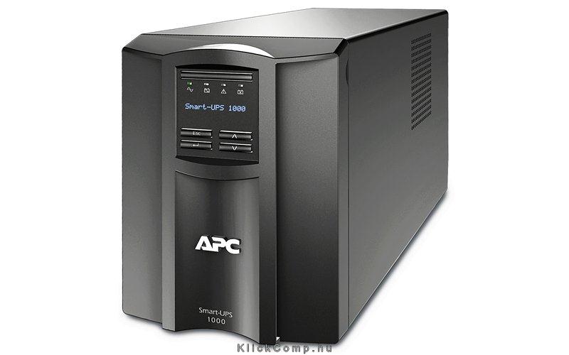 APC Smart-UPS 1000VA LCD 230V Szünetmentes tápegység UPS fotó, illusztráció : SMT1000I