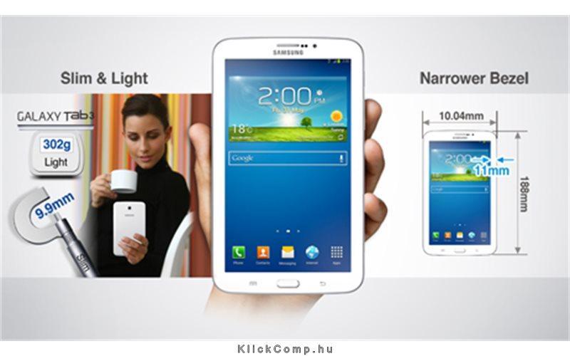 7  Galaxy TAB 3 8GB Titanium Fehér tablet 3G, Wi-Fi fotó, illusztráció : SM-T2110ZWLTPA
