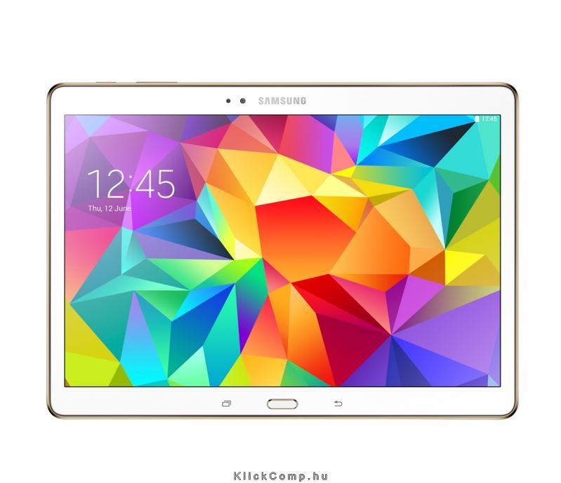 Galaxy TabS 10.5 SM-T800 16GB fehér Wi-Fi tablet fotó, illusztráció : SM-T800NZWAXEH