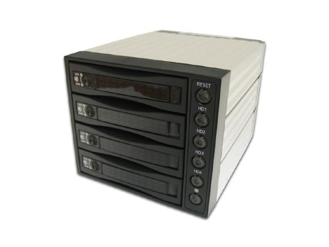 SNT 4*SATA HDD Hot-swap ház, 3*5,25 fek. fotó, illusztráció : SNT3141B