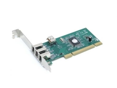 Firewire 3+1portos kártya oem, PCI fotó, illusztráció : SNXFW30102