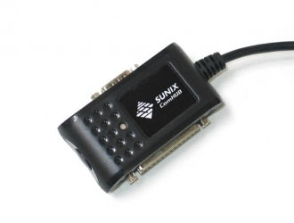 USB 2.0=>soros/párhuzamos adapter fotó, illusztráció : SNXUTM1925B