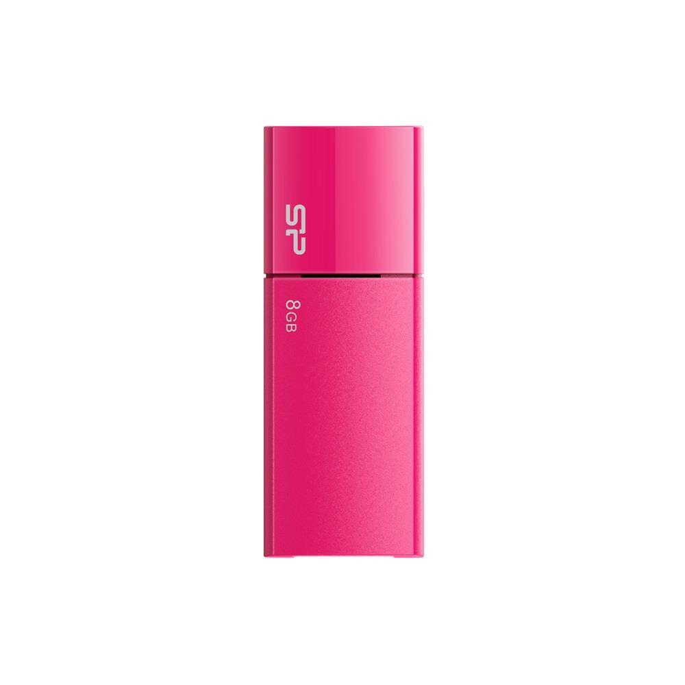 8GB Pendrive USB2.0 pink Silicon Power Ultima U05 fotó, illusztráció : SP008GBUF2U05V1H