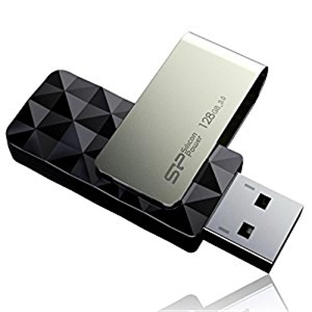 128GB Pendrive USB3.2 fekete Silicon Power Blaze B30 fotó, illusztráció : SP128GBUF3B30V1K