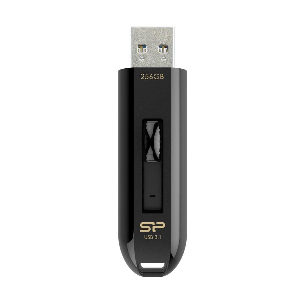 256GB Pendrive USB3.2 fekete Silicon Power Blaze B21 fotó, illusztráció : SP256GBUF3B21V1K