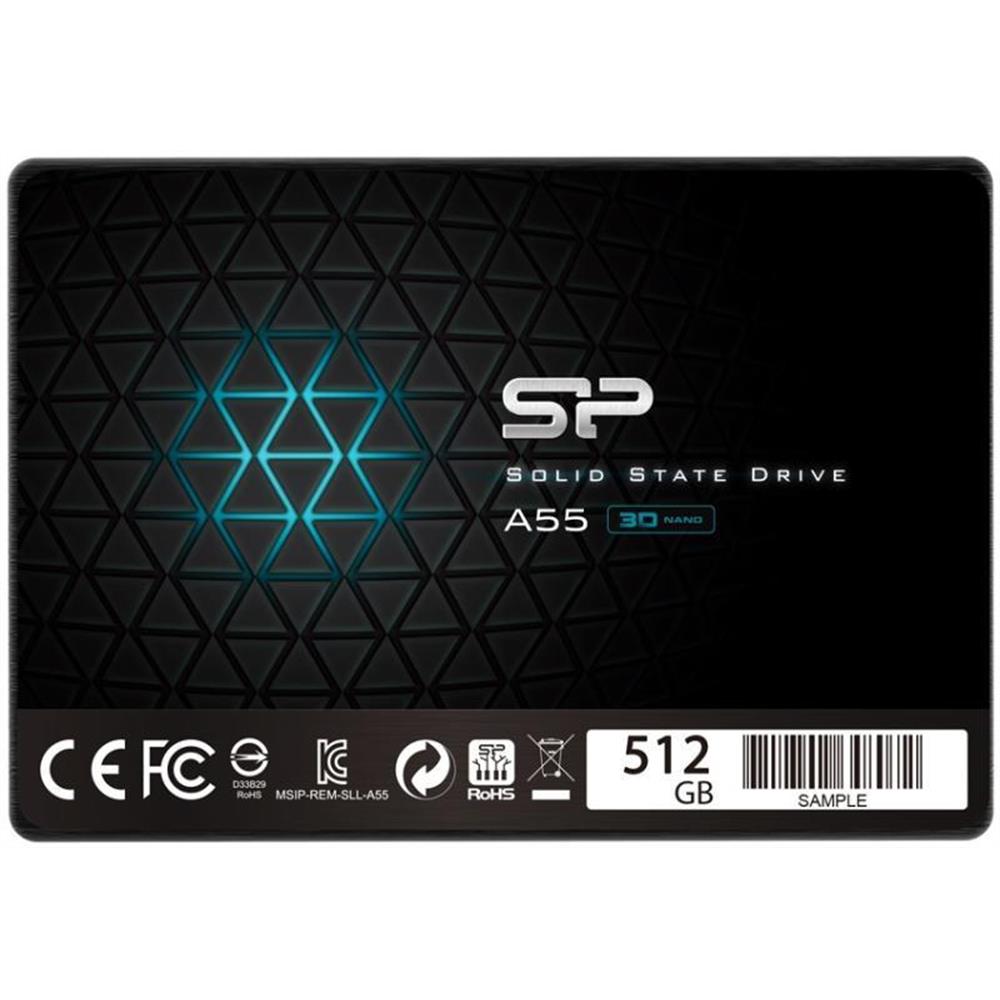 512GB SSD SATAIII Silicon Power -Ace - A55 fotó, illusztráció : SP512GBSS3A55S25